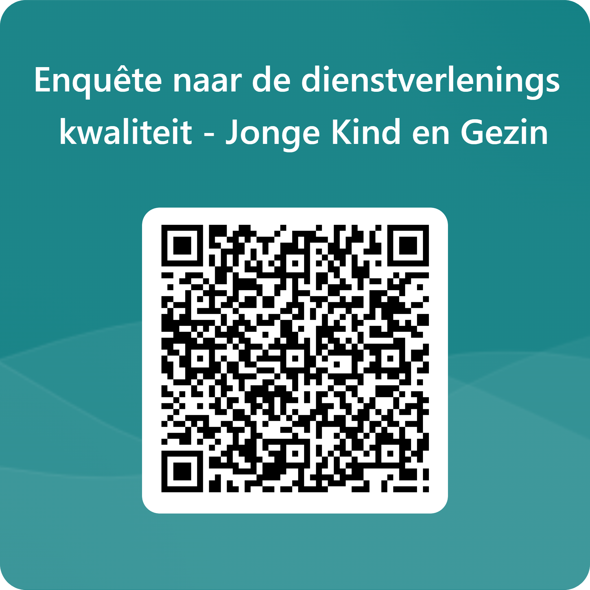 Enquête Petite enfance QRCode NL