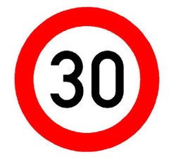 Verkeersbord zone 30