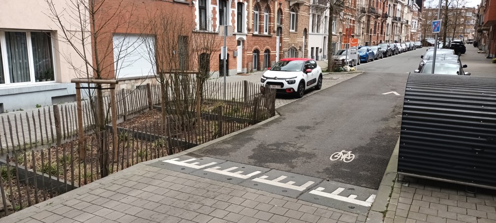 Quartier Magritte flèches